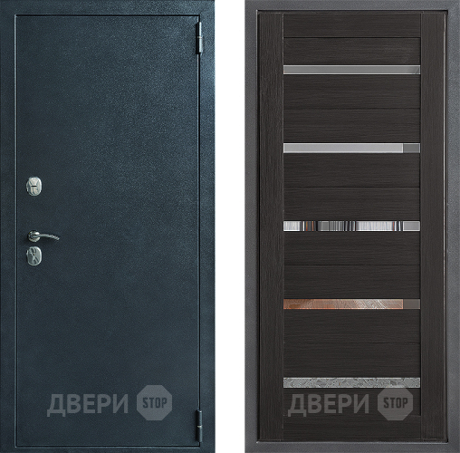 Входная металлическая Дверь Дверной континент ДК-70 Дизайн ФЛ-47 Венге в Павловском Посаде