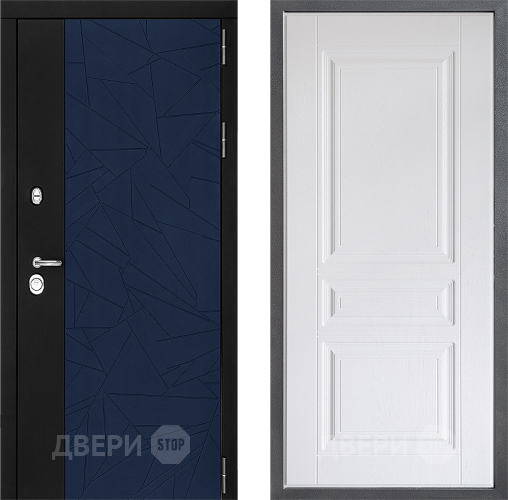 Входная металлическая Дверь Дверной континент ДК-9 ФЛ-243 Альберо Браш серебро в Павловском Посаде
