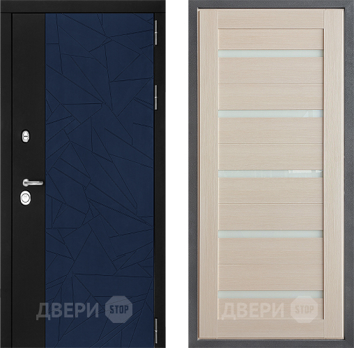Входная металлическая Дверь Дверной континент ДК-9 ФЛ-47 Лиственница белая в Павловском Посаде