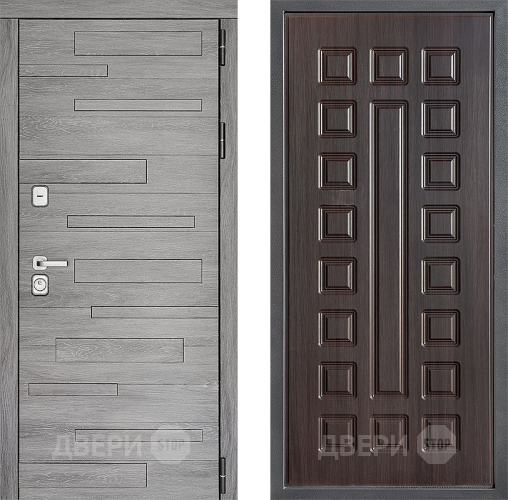 Входная металлическая Дверь Дверной континент ДК-10 ФЛ-183 Венге в Павловском Посаде