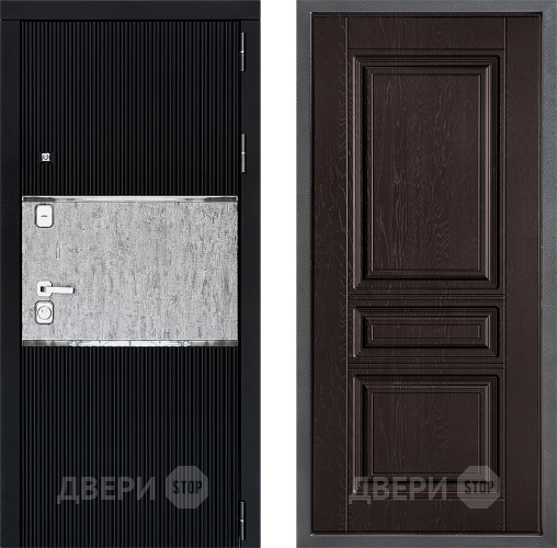 Входная металлическая Дверь Дверной континент ДК-13 ФЛ-243 Дуб шоколадный в Павловском Посаде
