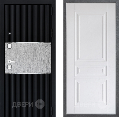 Входная металлическая Дверь Дверной континент ДК-13 ФЛ-243 Альберо Браш серебро в Павловском Посаде