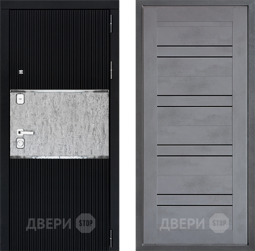 Входная металлическая Дверь Дверной континент ДК-13 ФЛ-49 Бетон серый в Павловском Посаде