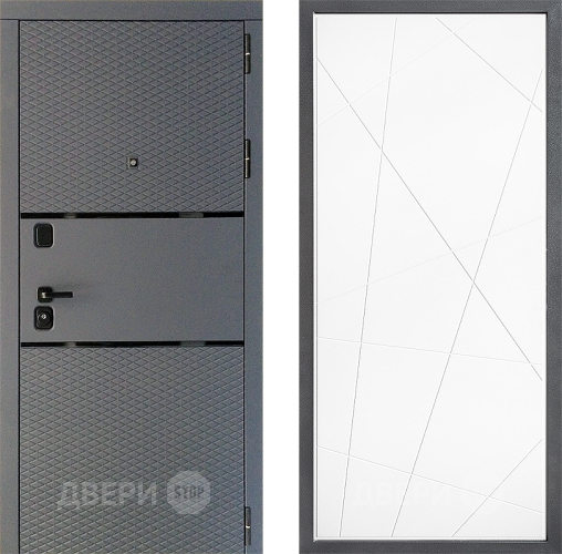 Дверь Дверной континент Диамант Дизайн ФЛ-655 Белый софт в Павловском Посаде