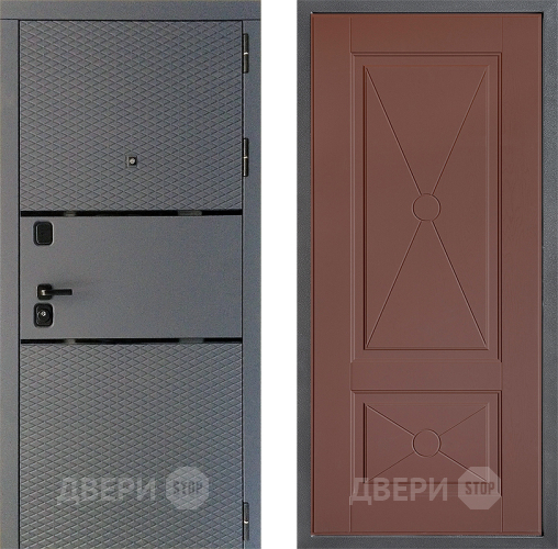 Дверь Дверной континент Диамант Дизайн ФЛ-617 Ясень шоколадный в Павловском Посаде