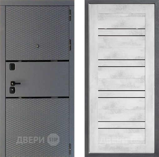 Дверь Дверной континент Диамант Дизайн ФЛ-49 Бетон снежный в Павловском Посаде