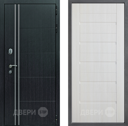 Входная металлическая Дверь Дверной континент Теплолюкс Дизайн ФЛ-70 Лиственница белая в Павловском Посаде