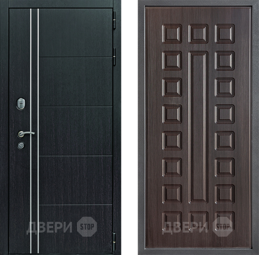 Входная металлическая Дверь Дверной континент Теплолюкс Дизайн ФЛ-183 Венге в Павловском Посаде