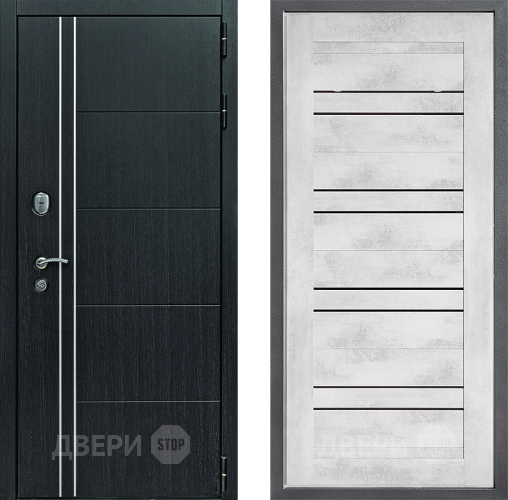 Входная металлическая Дверь Дверной континент Теплолюкс Дизайн ФЛ-49 Бетон снежный в Павловском Посаде