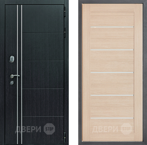 Входная металлическая Дверь Дверной континент Теплолюкс Дизайн ФЛ-46 Капучино в Павловском Посаде