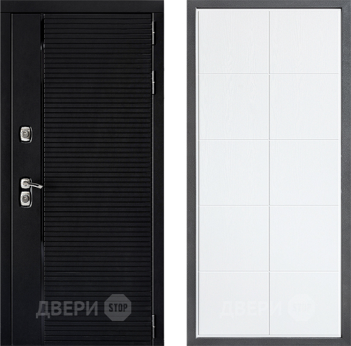 Входная металлическая Дверь Дверной континент ДК-1 ФЛ-Кватро Белое дерево в Павловском Посаде