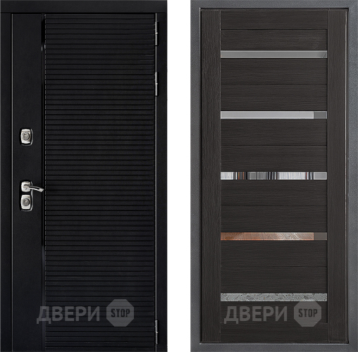 Входная металлическая Дверь Дверной континент ДК-1 ФЛ-47 Венге в Павловском Посаде