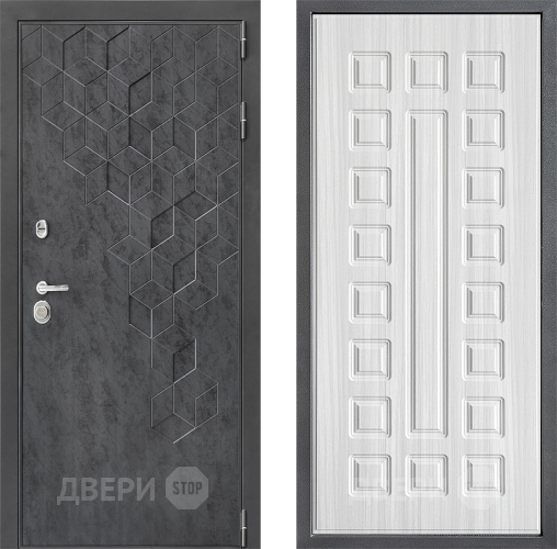 Входная металлическая Дверь Дверной континент ДК-3/713 ФЛ-183 Сандал белый в Павловском Посаде