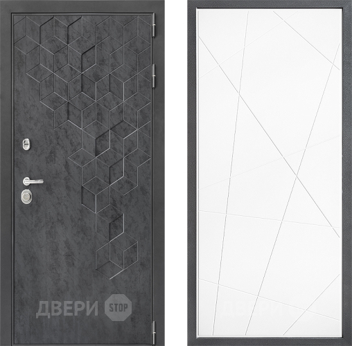 Дверь Дверной континент ДК-3/713 ФЛ-655 Белый софт в Павловском Посаде