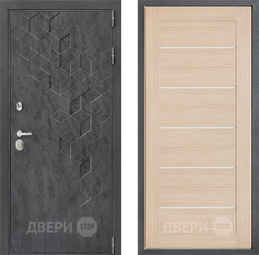 Входная металлическая Дверь Дверной континент ДК-3/713 ФЛ-46 Капучино в Павловском Посаде