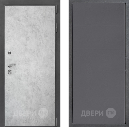 Дверь Дверной континент ДК-3/743 ФЛ-649 Графит софт в Павловском Посаде