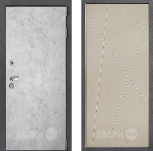 Входная металлическая Дверь Дверной континент ДК-3/743 ФЛ-655 Капучино в Павловском Посаде