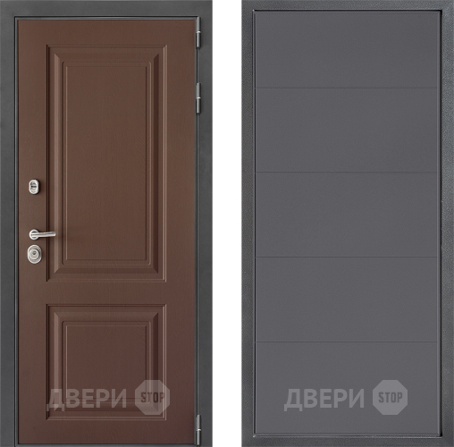 Входная металлическая Дверь Дверной континент ДК-3/729 ФЛ-649 Графит софт в Павловском Посаде