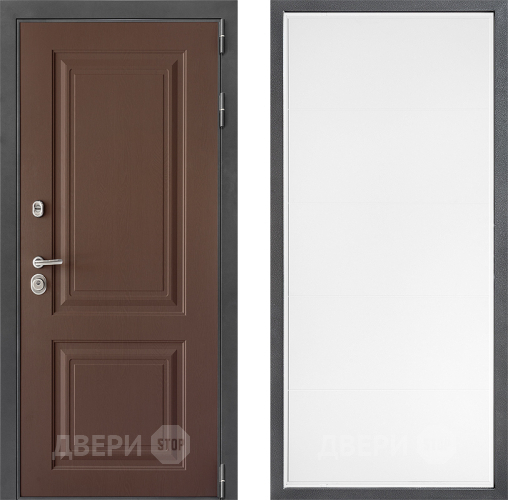 Входная металлическая Дверь Дверной континент ДК-3/729 ФЛ-649 Белый софт в Павловском Посаде