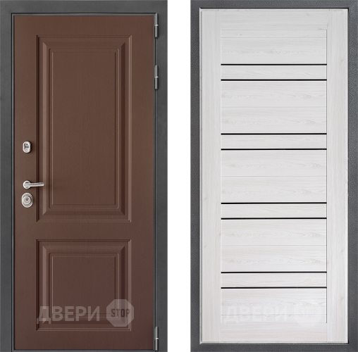 Входная металлическая Дверь Дверной континент ДК-3/729 ФЛ-49 Сосна белая в Павловском Посаде