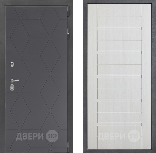 Входная металлическая Дверь Дверной континент ДК-3/744 ФЛ-70 Лиственница белая в Павловском Посаде