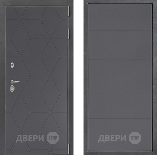 Входная металлическая Дверь Дверной континент ДК-3/744 ФЛ-649 Графит софт в Павловском Посаде