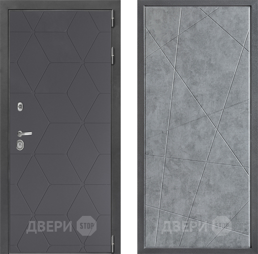 Дверь Дверной континент ДК-3/744 ФЛ-655 Бетон серый в Павловском Посаде