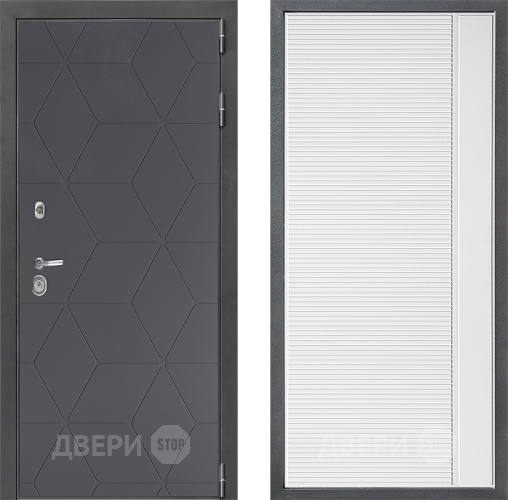 Дверь Дверной континент ДК-3/744 ФЛ-757 Белое Стекло Софт милк в Павловском Посаде