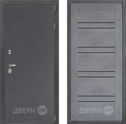 Дверь Дверной континент ДК-3/744 ФЛ-49 Бетон серый в Павловском Посаде