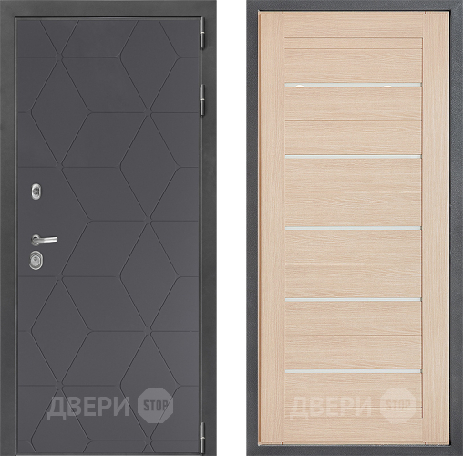 Входная металлическая Дверь Дверной континент ДК-3/744 ФЛ-46 Капучино в Павловском Посаде