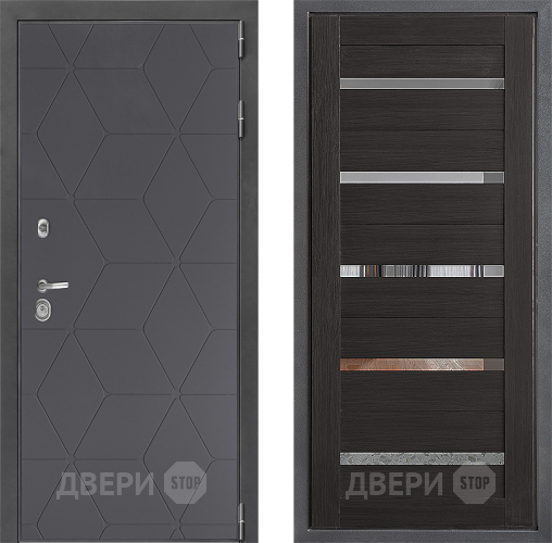 Входная металлическая Дверь Дверной континент ДК-3/744 ФЛ-47 Венге в Павловском Посаде