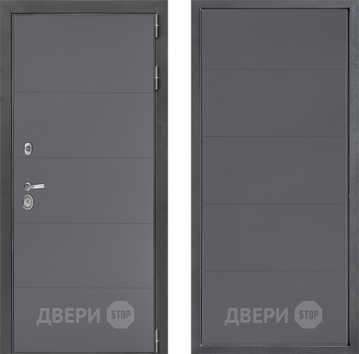 Входная металлическая Дверь Дверной континент ДК-3/649 ФЛ-649 Графит софт в Павловском Посаде