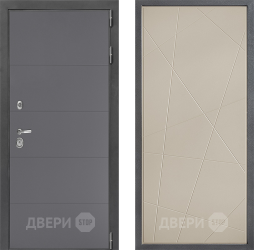 Входная металлическая Дверь Дверной континент ДК-3/649 ФЛ-655 Капучино в Павловском Посаде