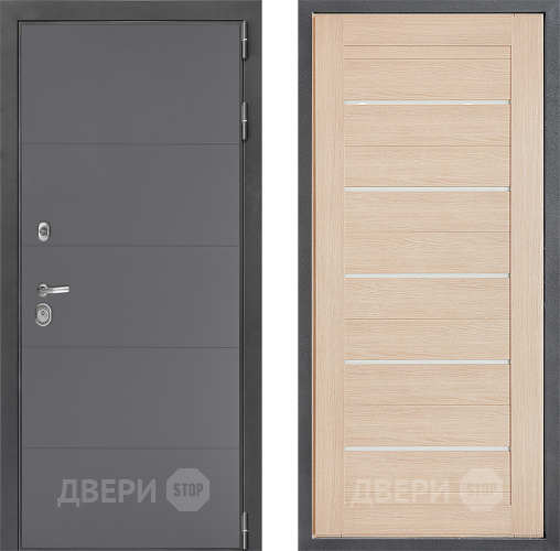 Входная металлическая Дверь Дверной континент ДК-3/649 ФЛ-46 Капучино в Павловском Посаде