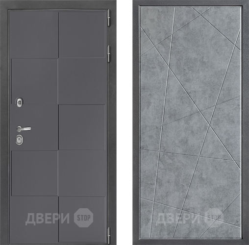 Дверь Дверной континент ДК-3/606 ФЛ-655 Бетон серый в Павловском Посаде