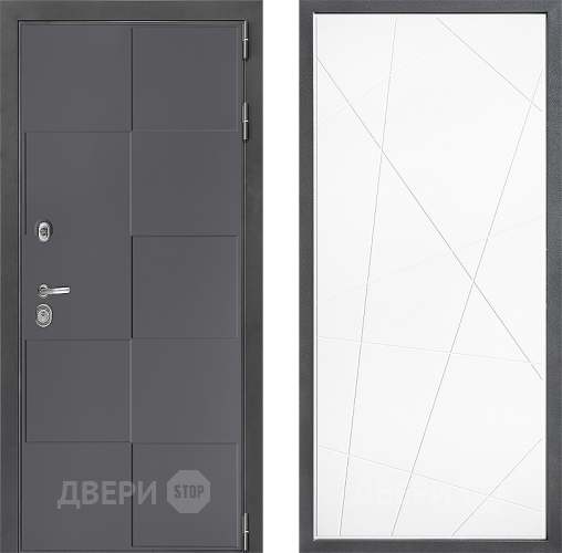 Дверь Дверной континент ДК-3/606 ФЛ-655 Белый софт в Павловском Посаде
