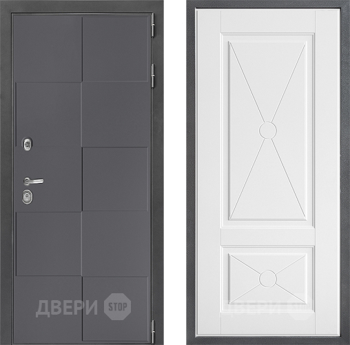 Входная металлическая Дверь Дверной континент ДК-3/606 ФЛ-617 Софт милк в Павловском Посаде