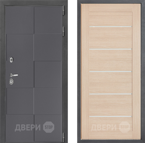 Входная металлическая Дверь Дверной континент ДК-3/606 ФЛ-46 Капучино в Павловском Посаде