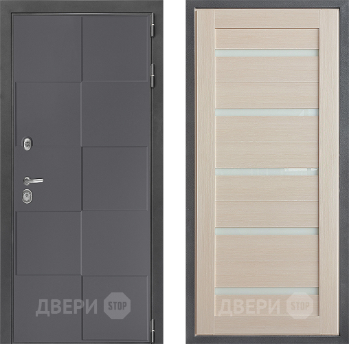 Входная металлическая Дверь Дверной континент ДК-3/606 ФЛ-47 Капучино в Павловском Посаде