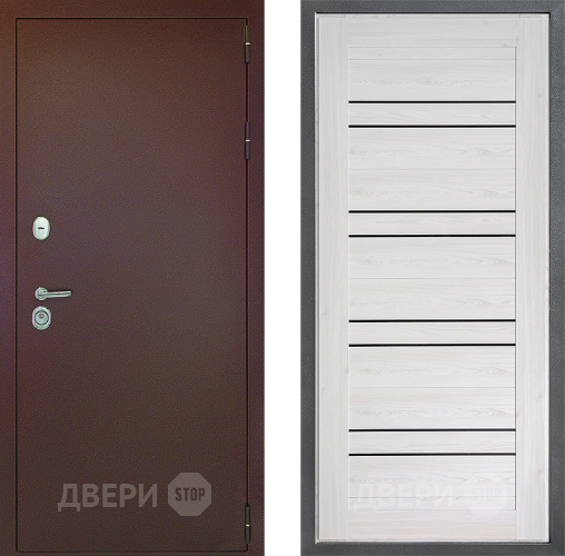 Дверь Дверной континент Рубикон Медь Дизайн ФЛ-49 Сосна белая в Павловском Посаде