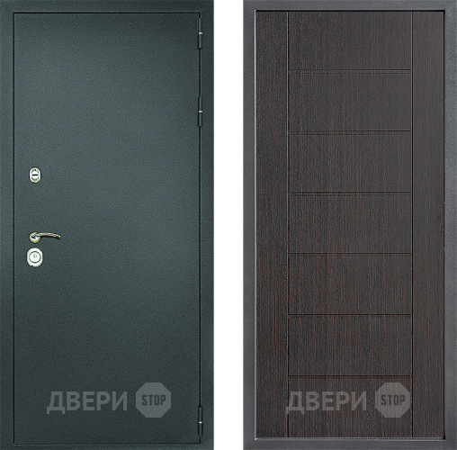 Дверь Дверной континент Рубикон Серебро Дизайн ФЛ-Лайн Венге в Павловском Посаде