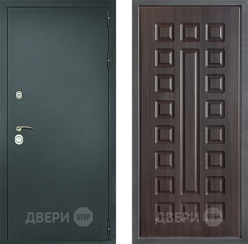 Дверь Дверной континент Рубикон Серебро Дизайн ФЛ-183 Венге в Павловском Посаде