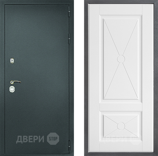 Входная металлическая Дверь Дверной континент Рубикон Серебро Дизайн ФЛ-617 Софт милк в Павловском Посаде
