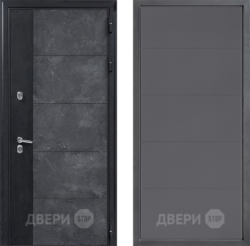 Дверь Дверной континент ДК-15 Бетон ТЕРМО ФЛ-649 Графит софт в Павловском Посаде