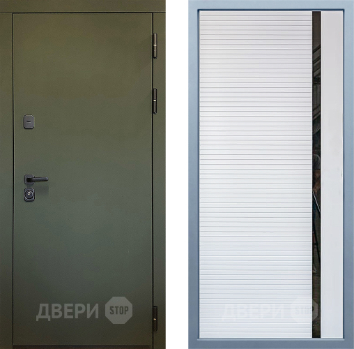 Входная металлическая Дверь Дива МД-61 МХ-45 Белый матовый в Павловском Посаде