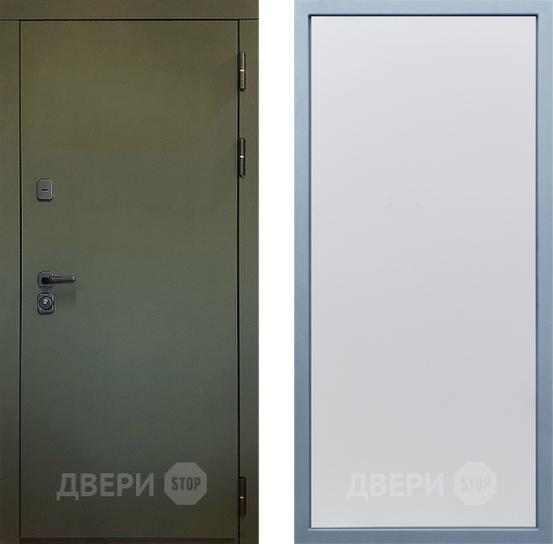 Входная металлическая Дверь Дива МД-61 Н-1 Белый в Павловском Посаде