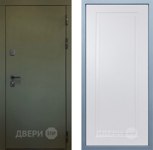 Входная металлическая Дверь Дива МД-61 Н-10 Белый в Павловском Посаде