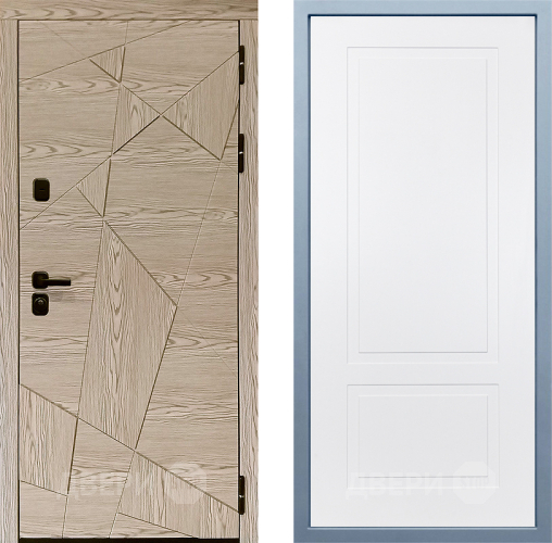 Входная металлическая Дверь Дива МД-97/1 Н-7 Белый в Павловском Посаде