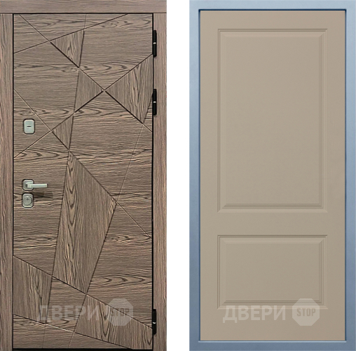 Входная металлическая Дверь Дива МД-97/2 Д-7 Шампань в Павловском Посаде