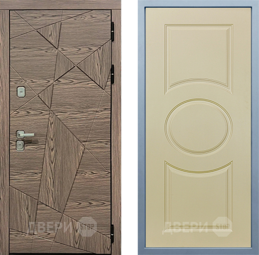 Входная металлическая Дверь Дива МД-97/2 Д-8 Шампань в Павловском Посаде